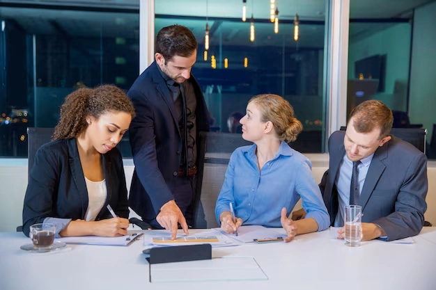 Business people talking meeting table 1262 816