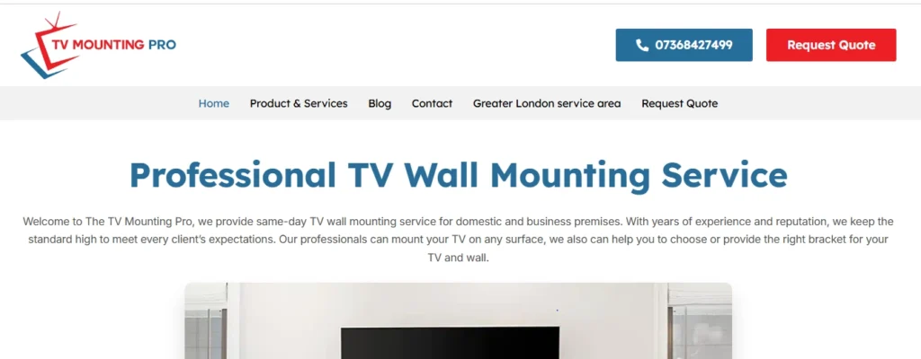 6. The TV Mounting Pro