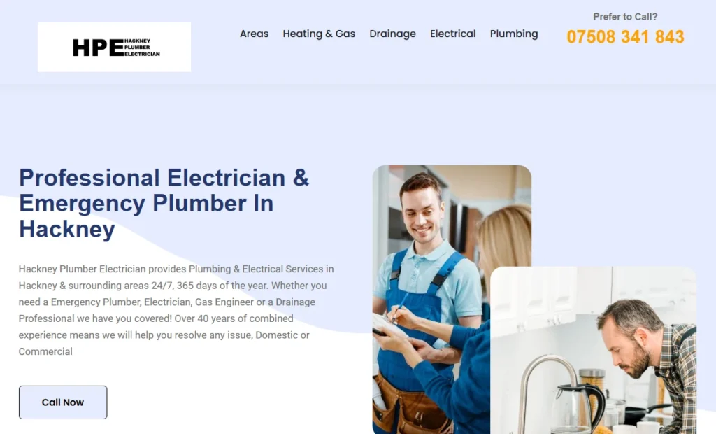 7. Hackney Plumber & Electrician